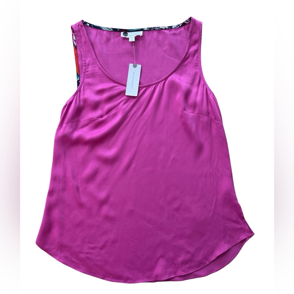 Anthropologie Floreat NWT Pink Sleeveless Blouse